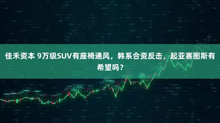 佳禾资本 9万级SUV有座椅通风，韩系合资反击，起亚赛图斯有希望吗？